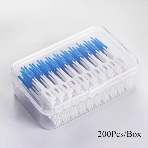 Interdental silicone brushes - silicone,