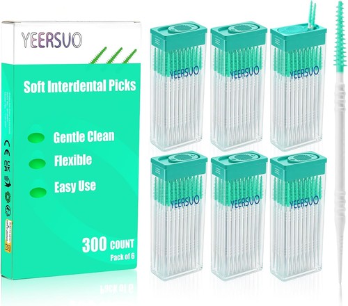Green dental floss - dental, 300ct