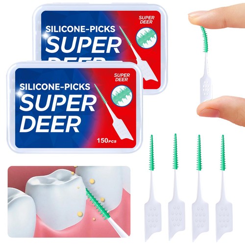 Super deer dental floss - deer, picks