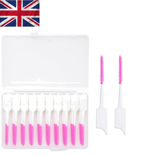 Pink interdental brush set - pink,