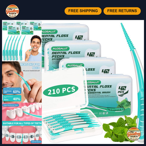 210 dental floss picks soft - floss,