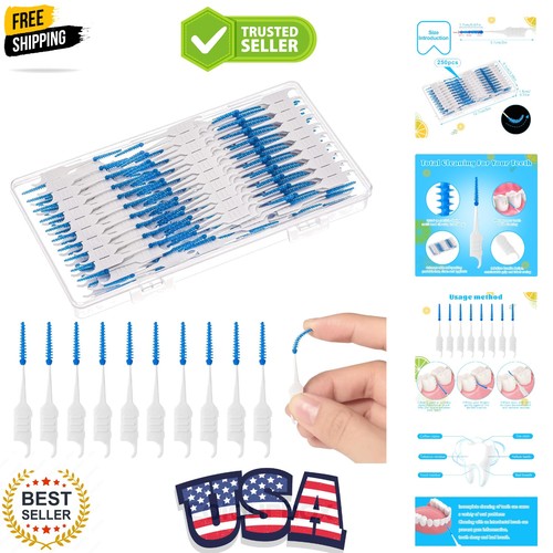 250 dental floss picks - 250,